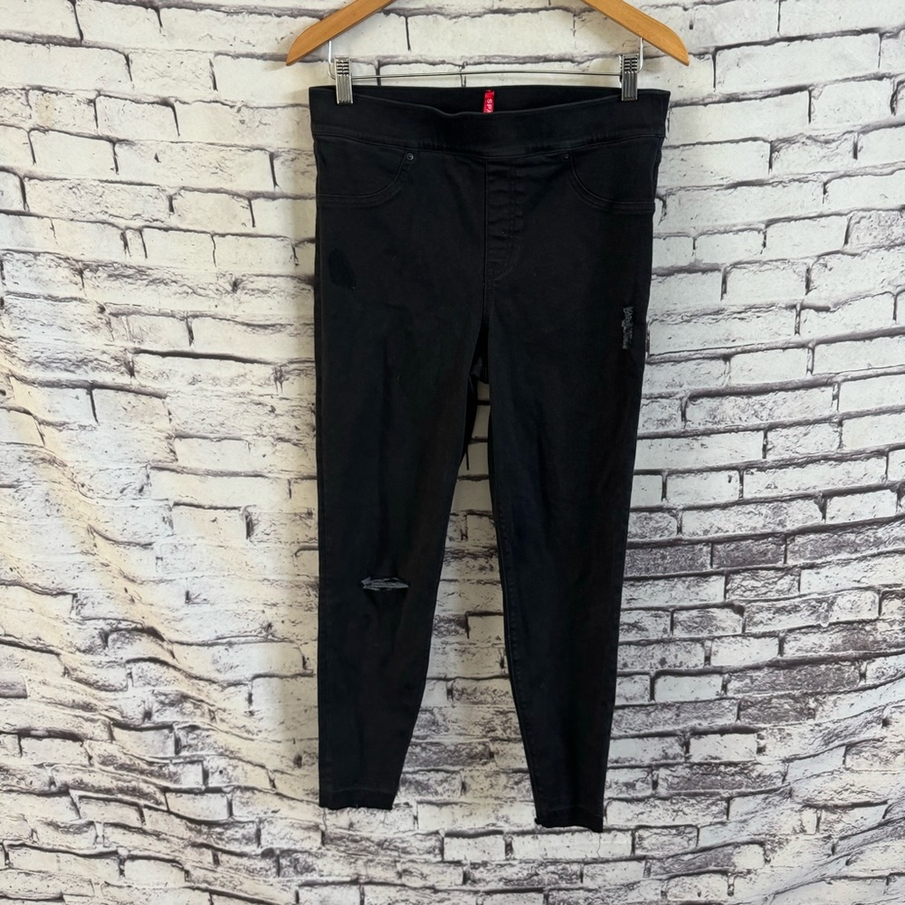 Spanx Vintage Distressed Ankle Skinny Jeans SZ L